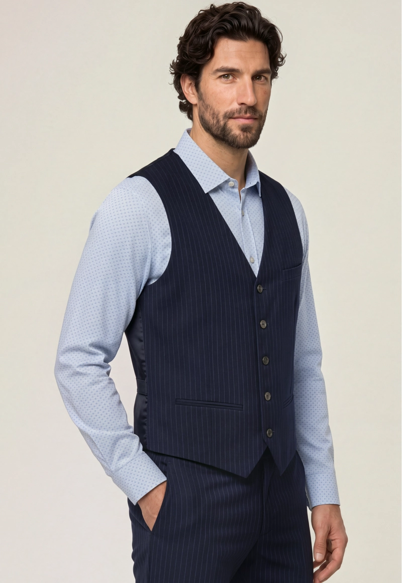 WAISTCOAT SUIT CHANDLER NAVY - 1