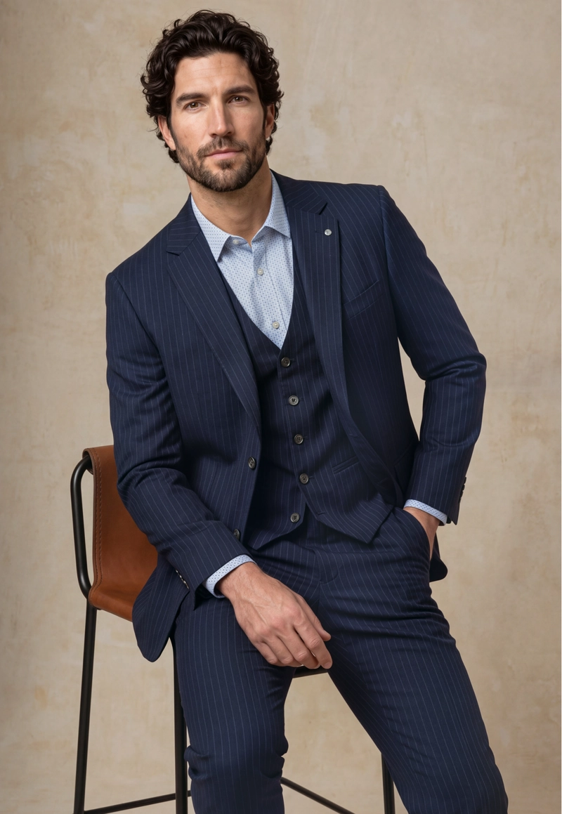 WAISTCOAT SUIT CHANDLER NAVY - 5