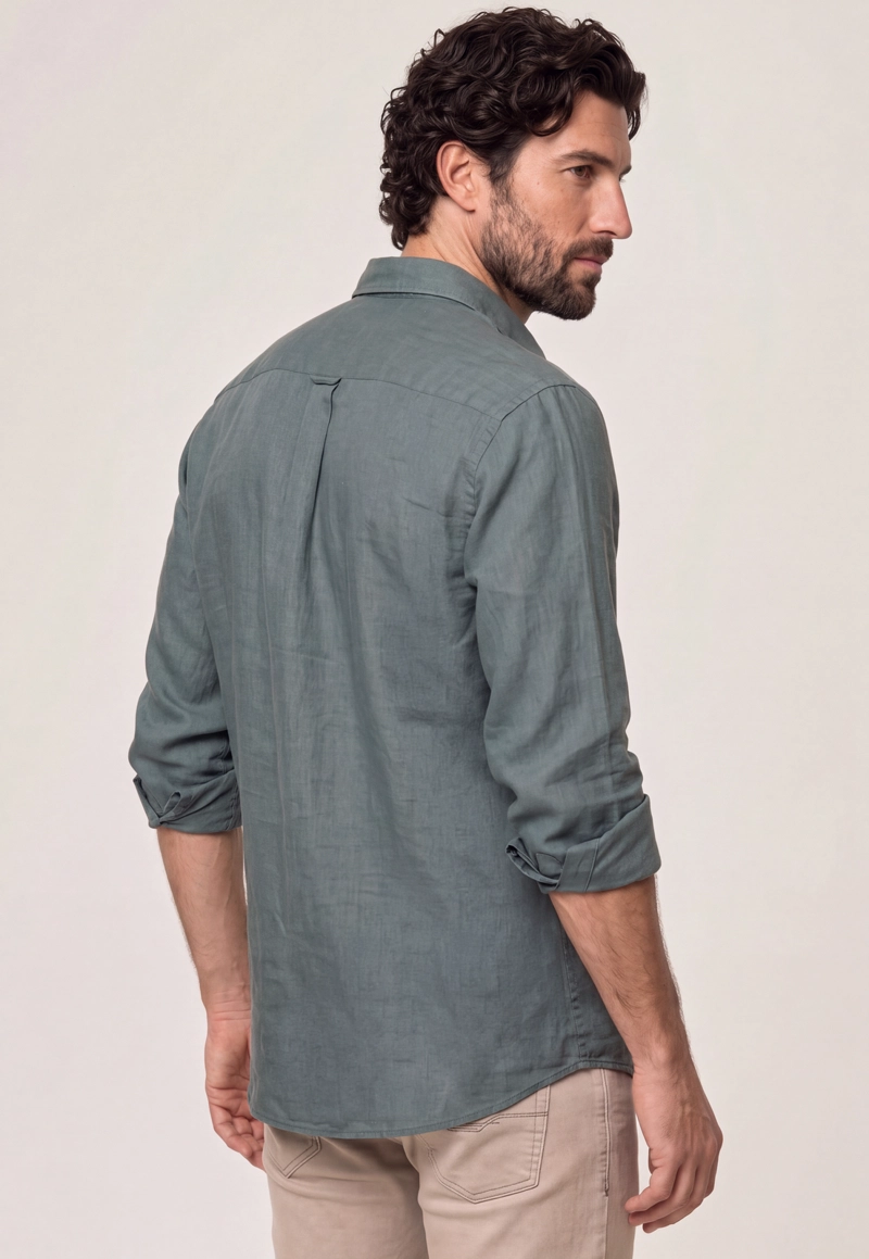 CAMISA LINO GREEN BAY RIVER - 3