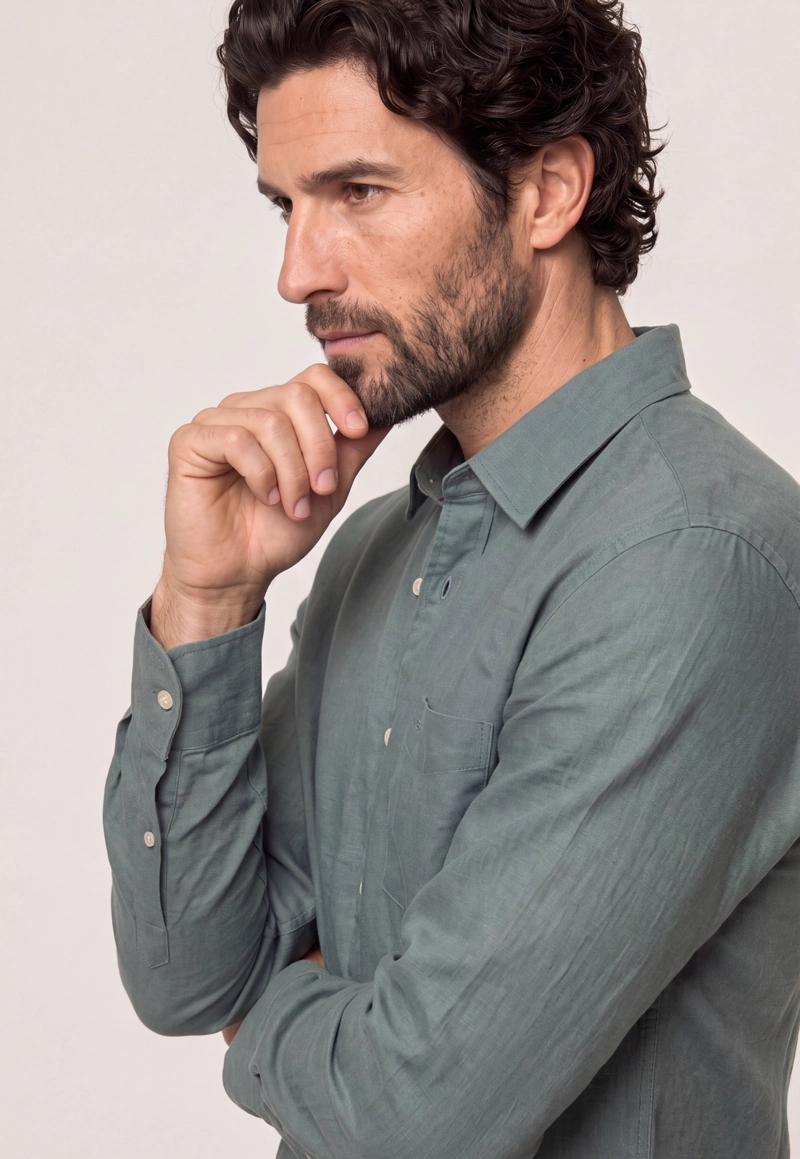 CAMISA LINO GREEN BAY RIVER - 4