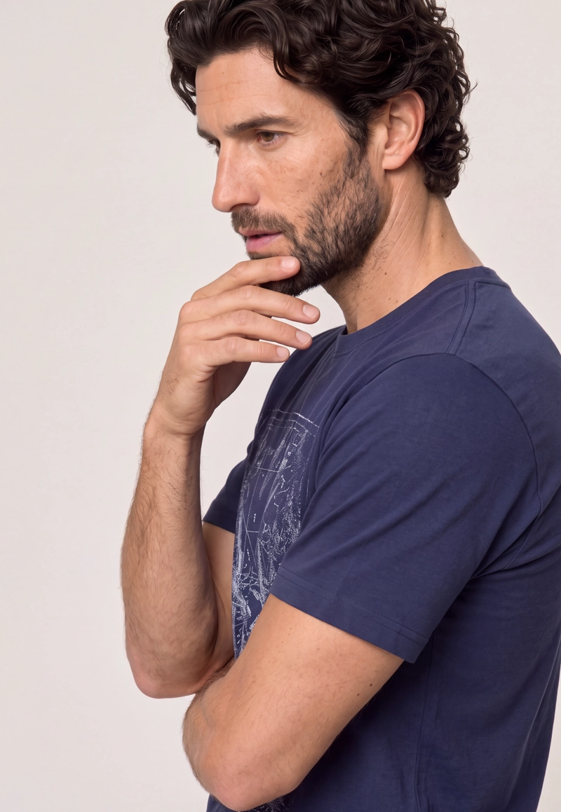 POLERA REGULAR NAVY CINCINNATI - 4