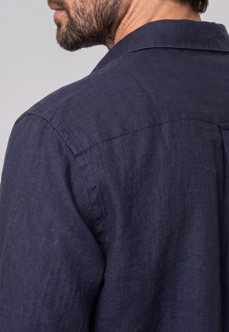 CAMISA LINO GREEN BAY NAVY - 4