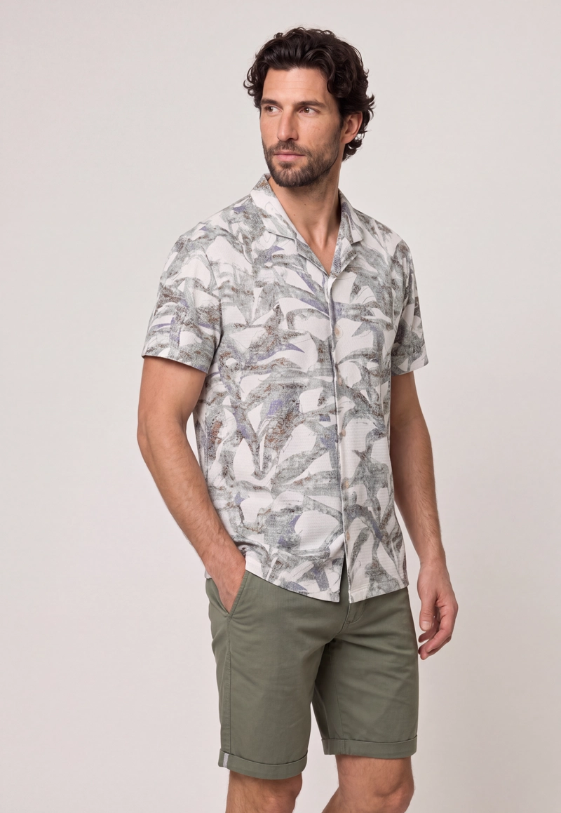 CAMISA CALIFORNIA ECRU - 1