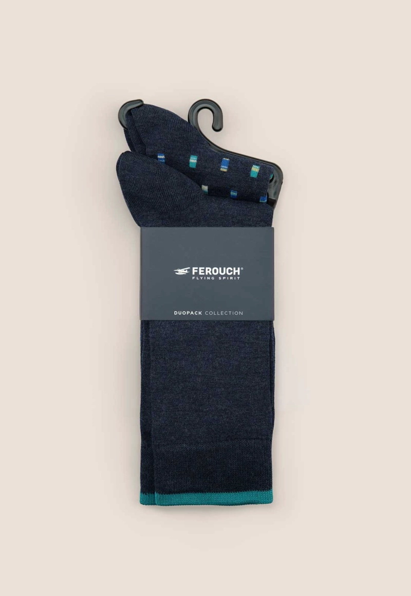DUO PACK BALTIMORE NAVY MELANGE - 1