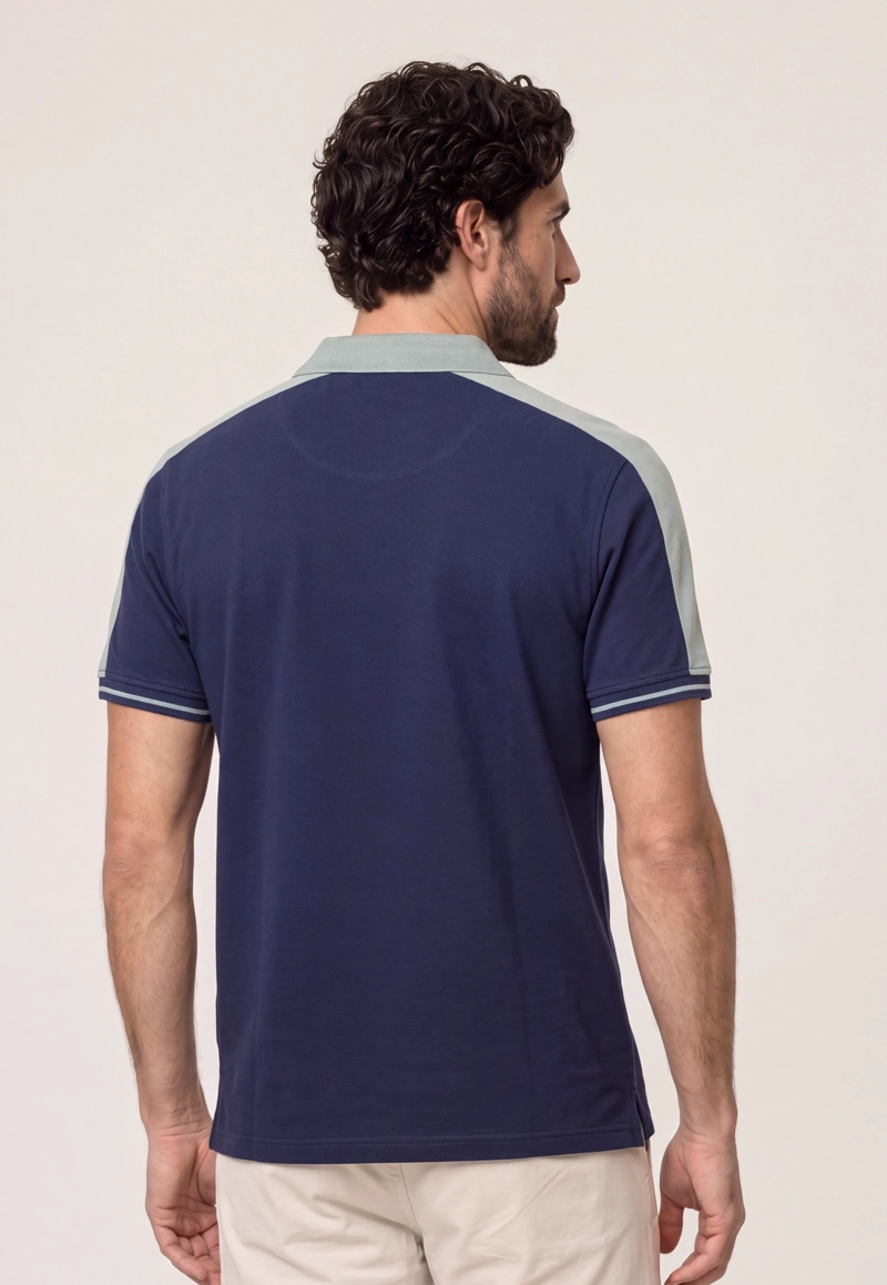 POLERA PIQUE NAVY CHICAGO - 3