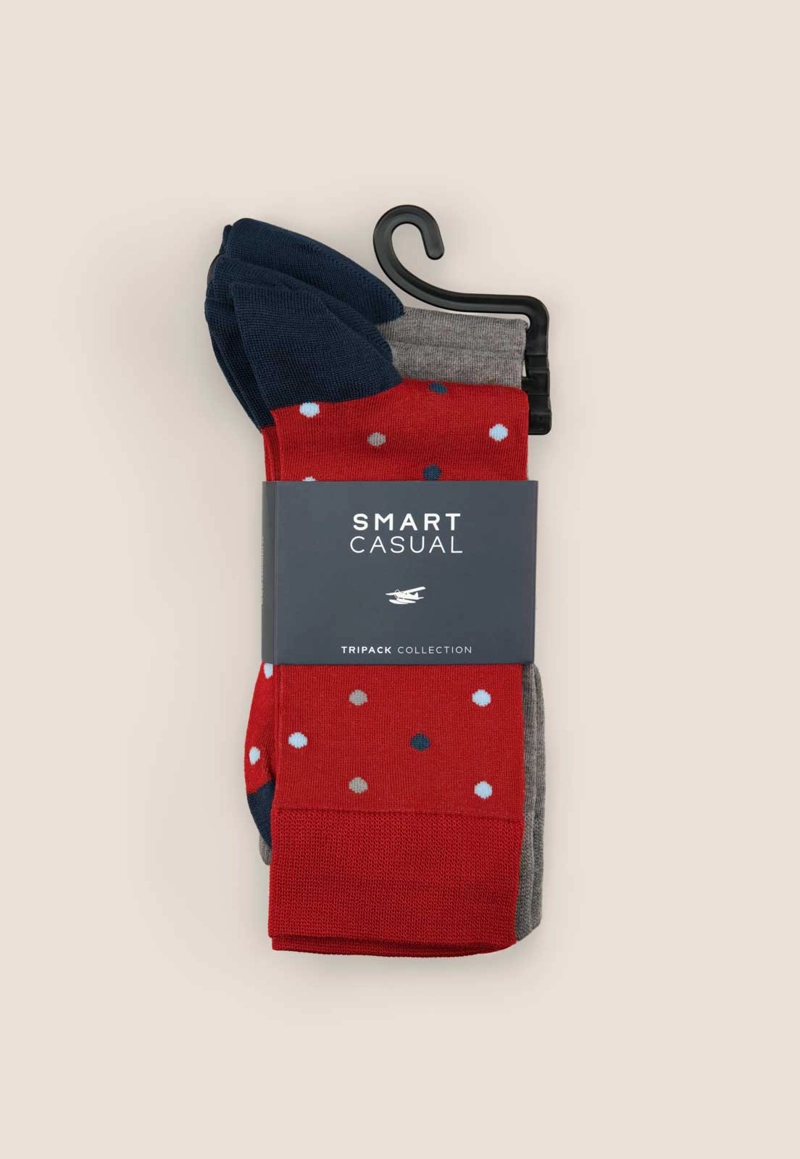TRIPACK BRISTOL GREY MELANGE - 1
