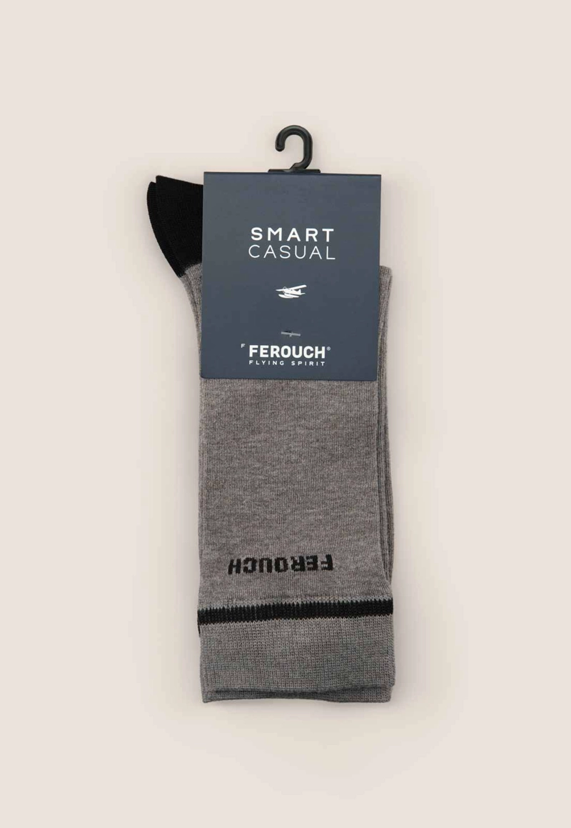 CALCETINES ALABAMA DK GREY MELANGE - 1