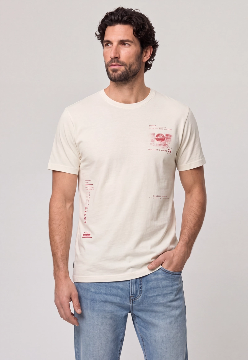 POLERA CLOVIS OYSTER - 1