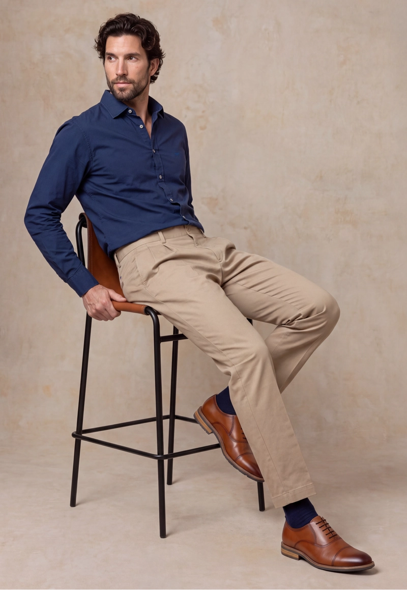 PANTALON OYSTER  CLOVIS - 5