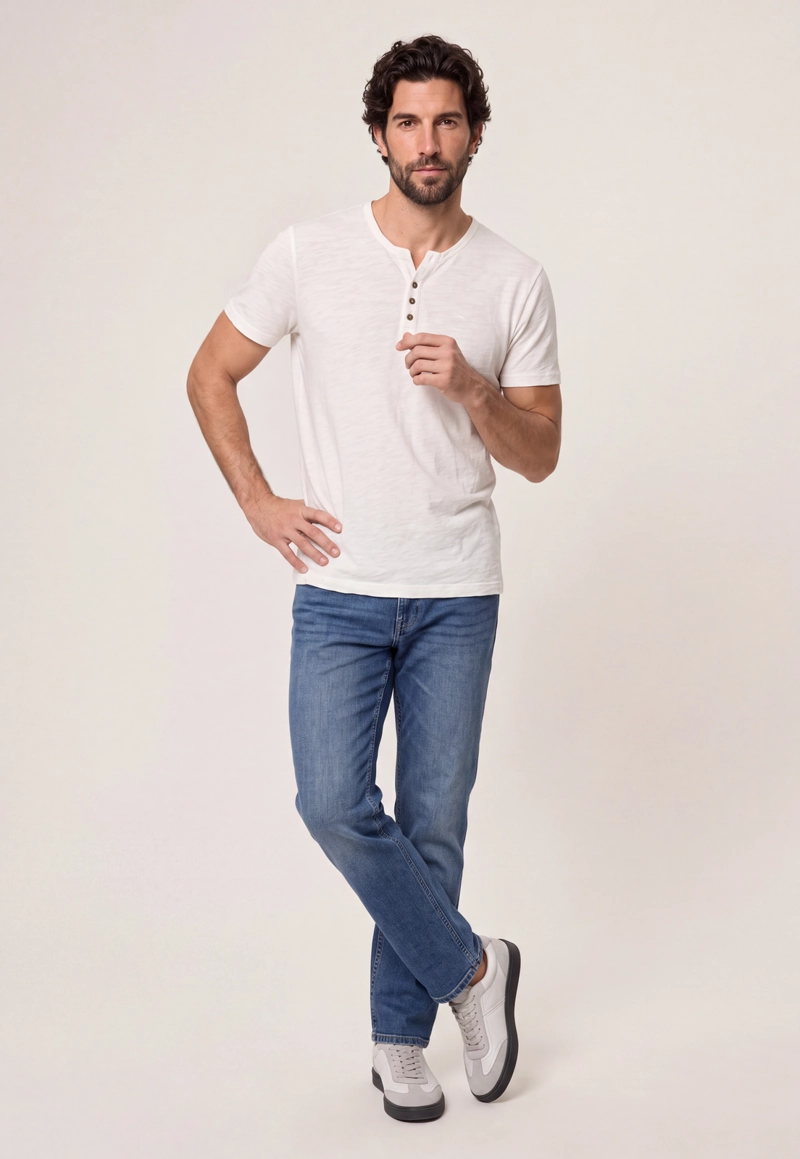 POLERA REGULAR WHITE COLORADO - 2