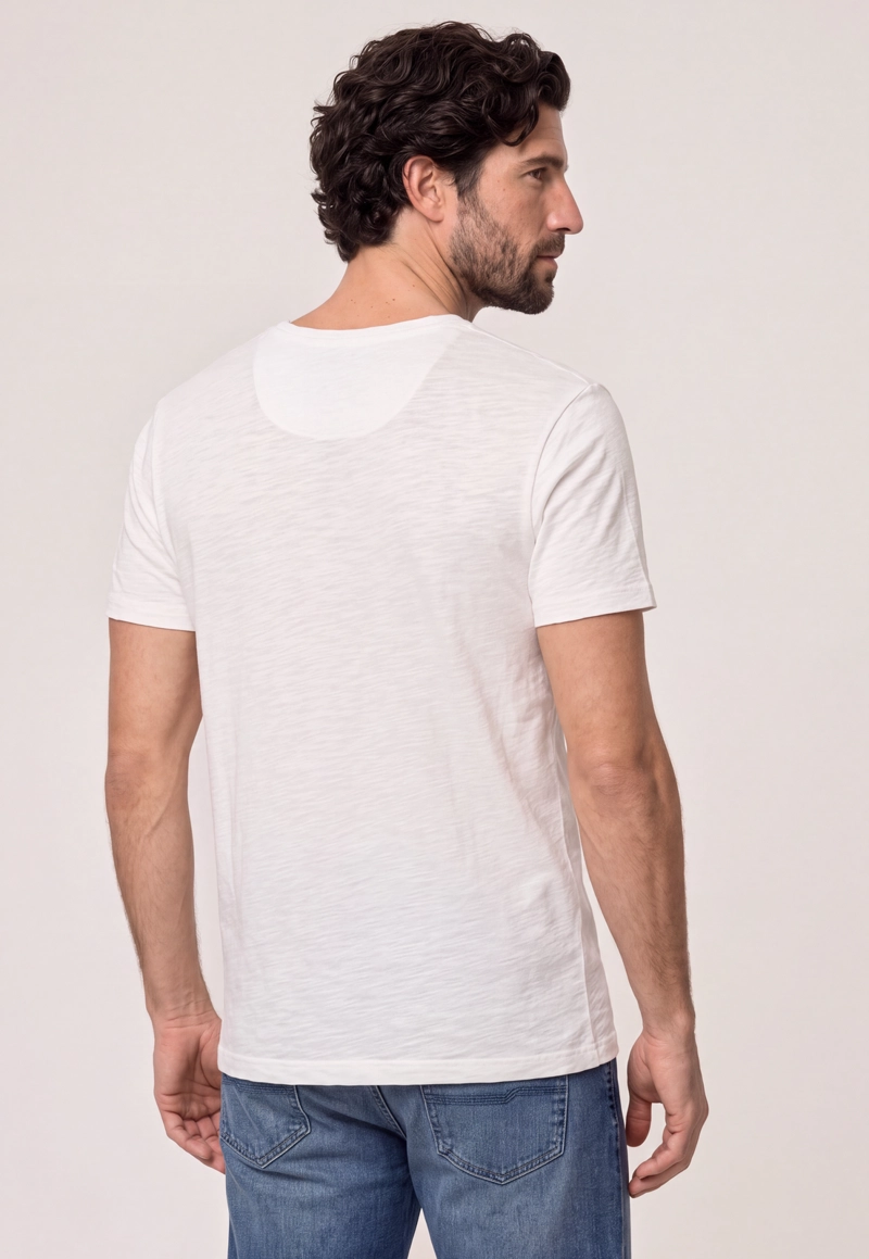 POLERA REGULAR WHITE COLORADO - 3