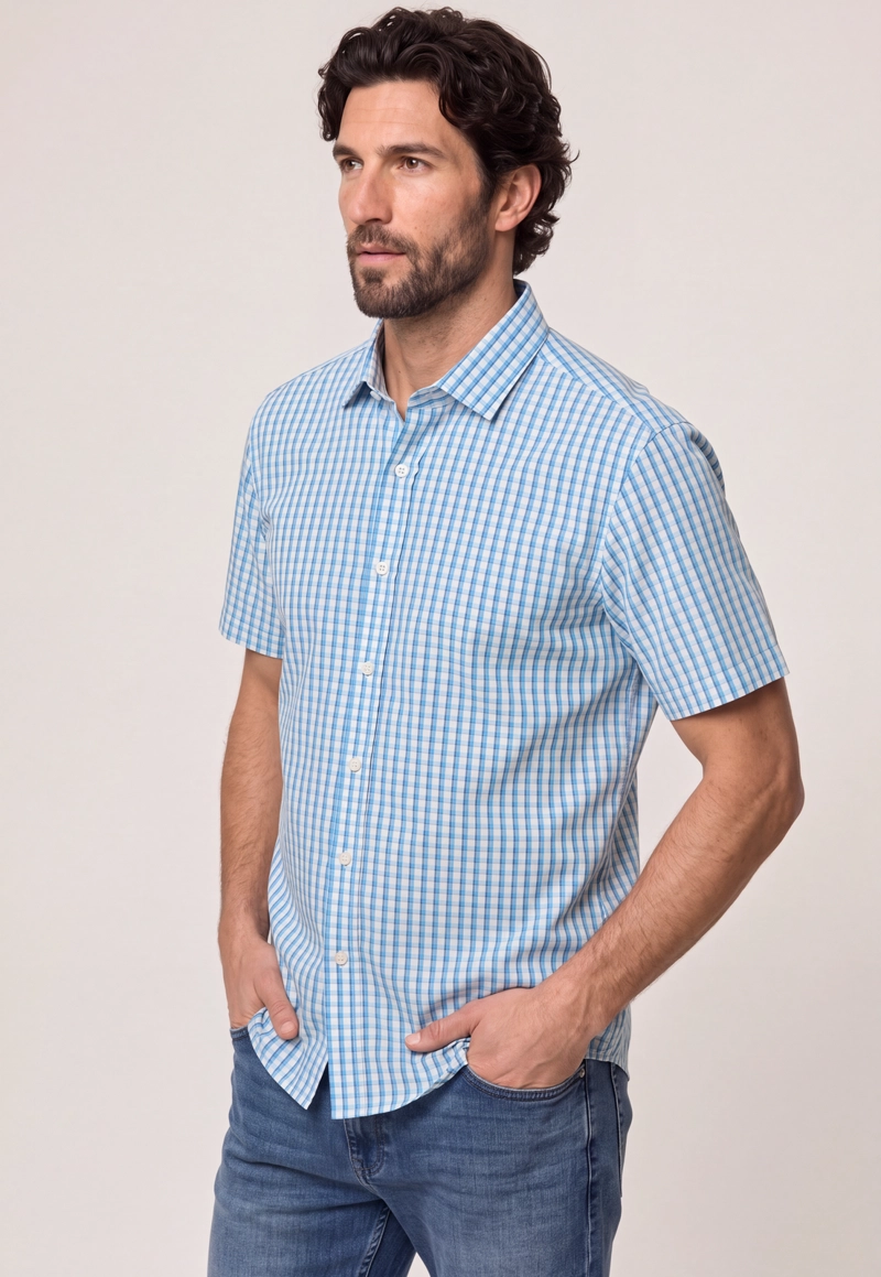 CAMISA CLEVELAND LT. BLUE - 1