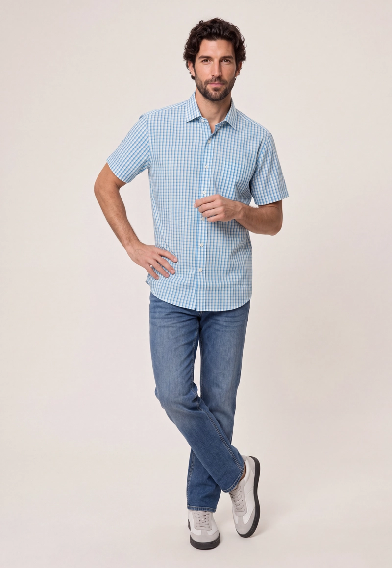 CAMISA CLEVELAND LT. BLUE - 2