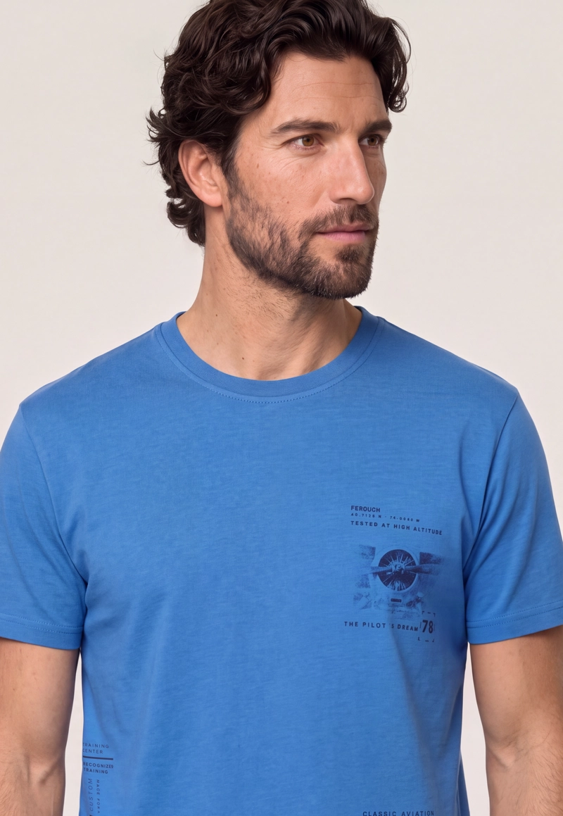 POLERA CLOVIS LT. BLUE - 4