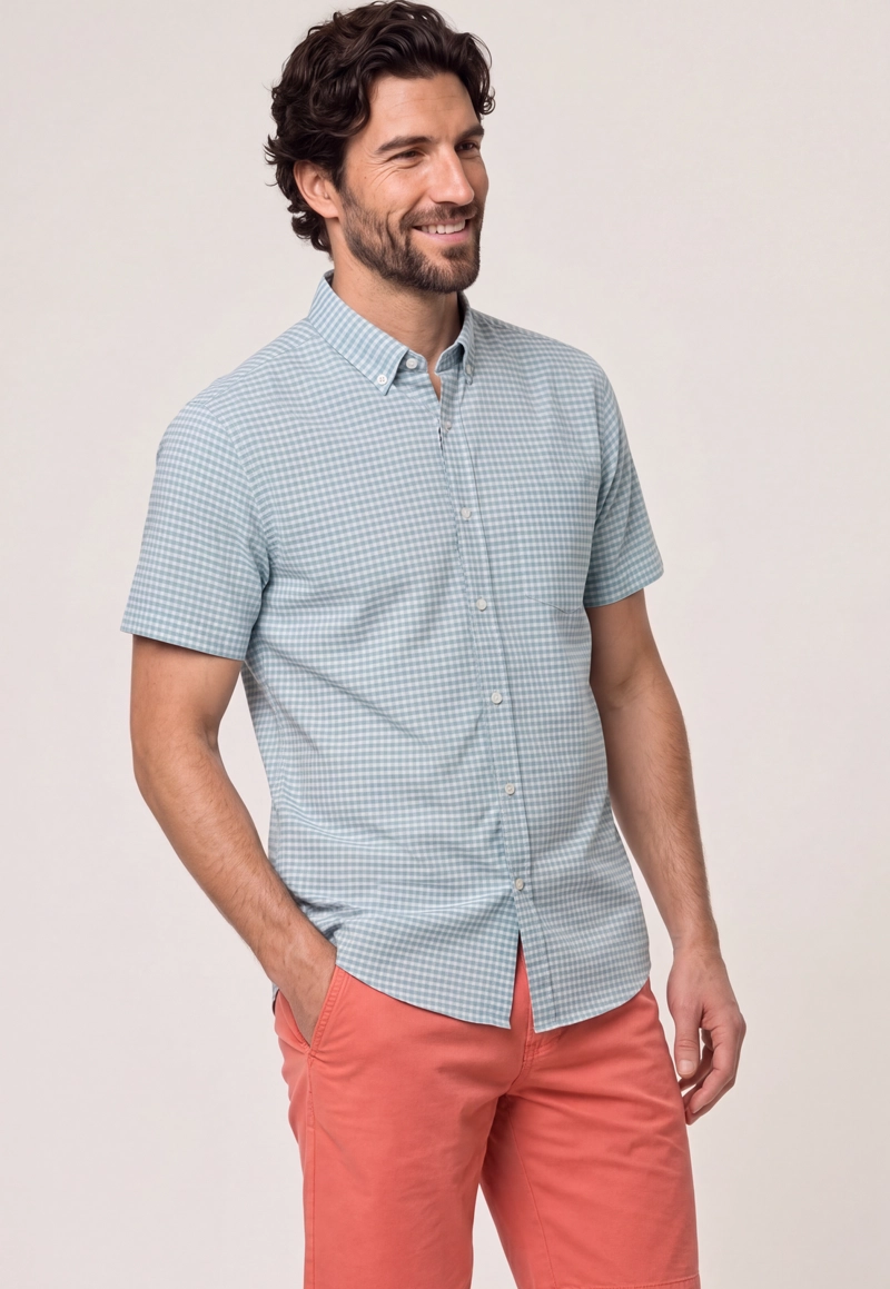 CAMISA CAMDEN LT GREEN - 1