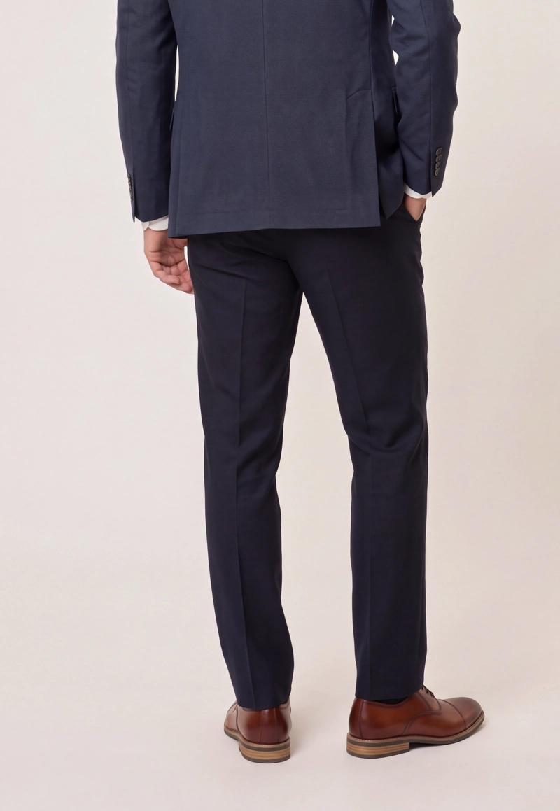 PANTALON SUIT LINO CORAL WAY NAVY - 3