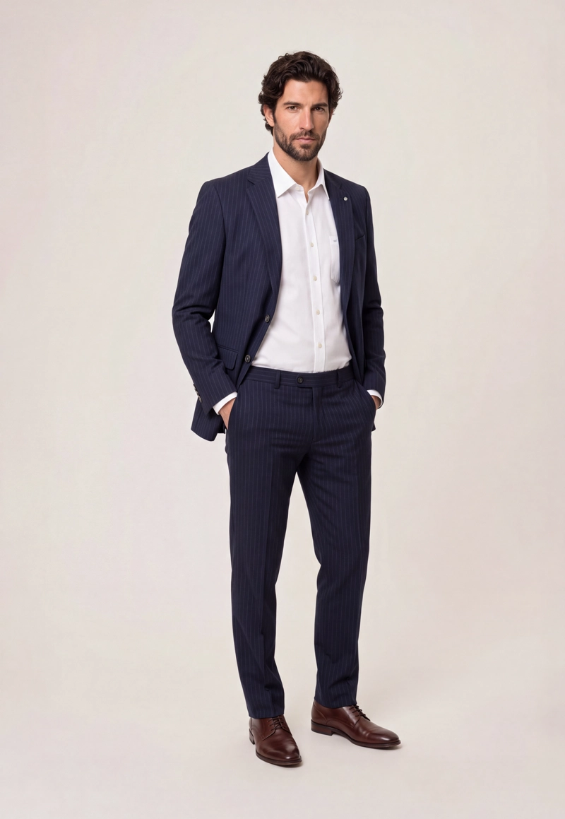 PANTALON SUIT CHANDLER NAVY - 2