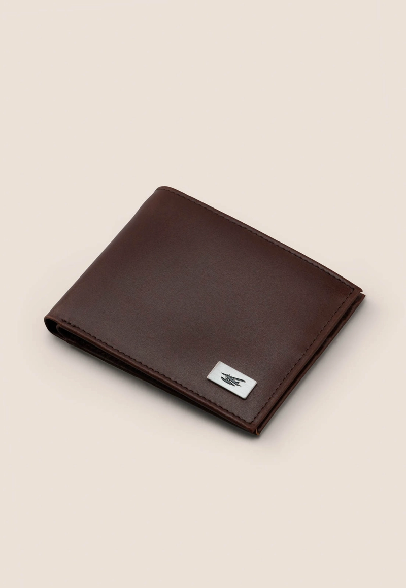 BILLETERA SAN FRANCISCO CUERO BROWN - 1