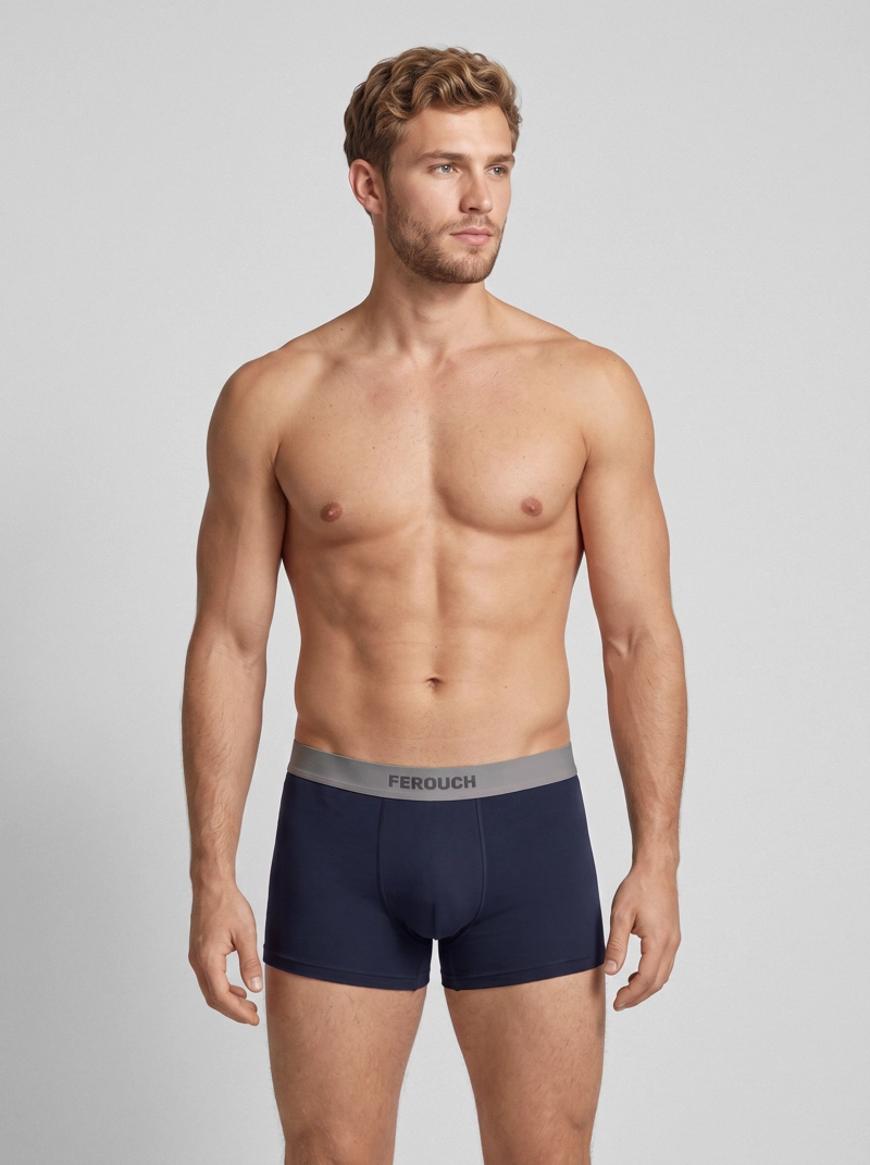 DUOPACK BOXER MODAL NAVY - 3