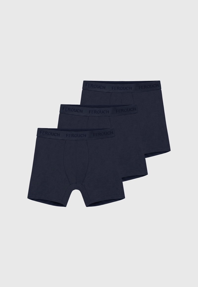 TRIPACK NAVY BOXER - 1