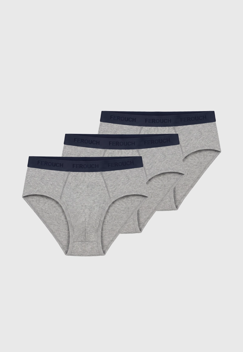 TRIPACK SLIP GREY - 1