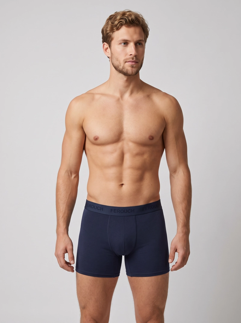 TRIPACK BOXER SURTIDO COLOR  NAVY - 3