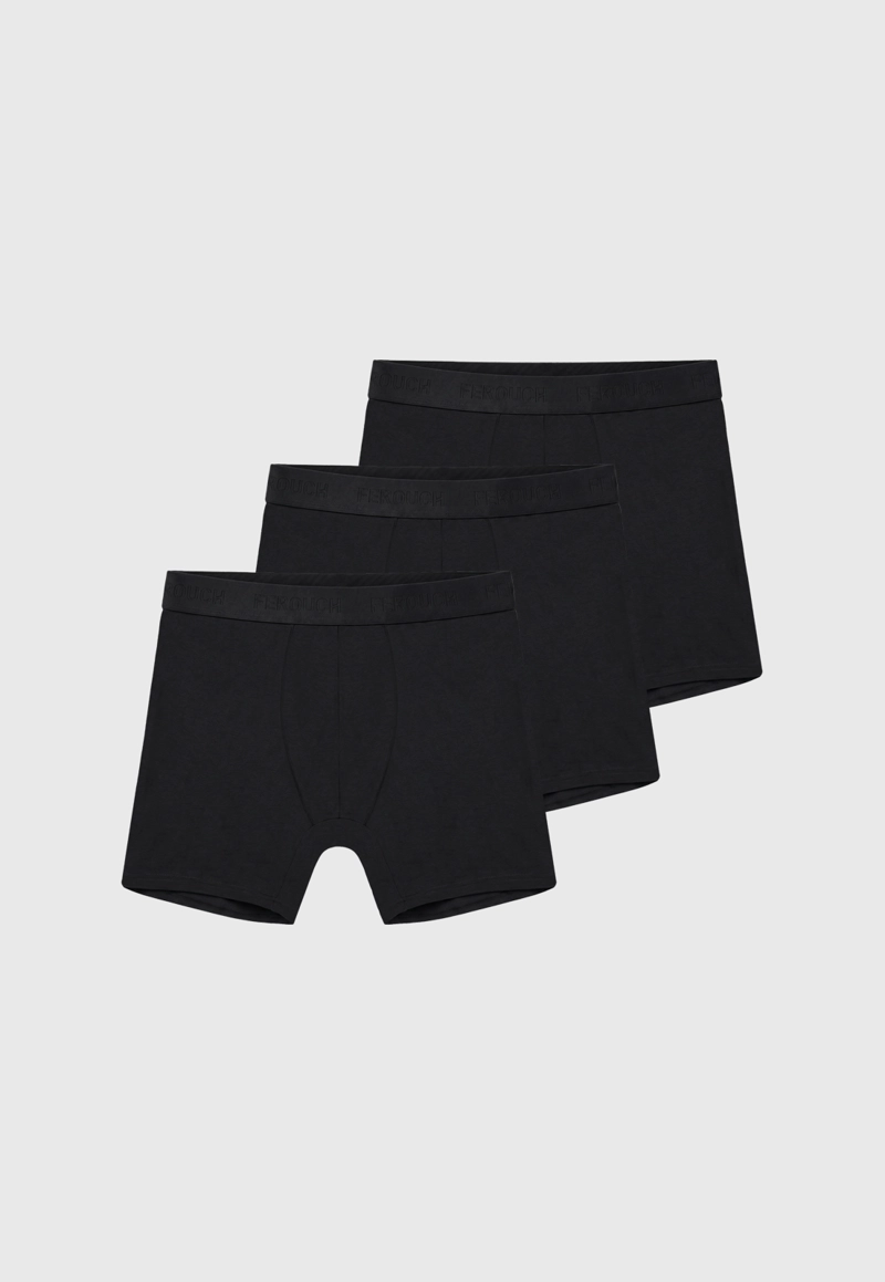 TRIPACK BOXER BLACK - 1