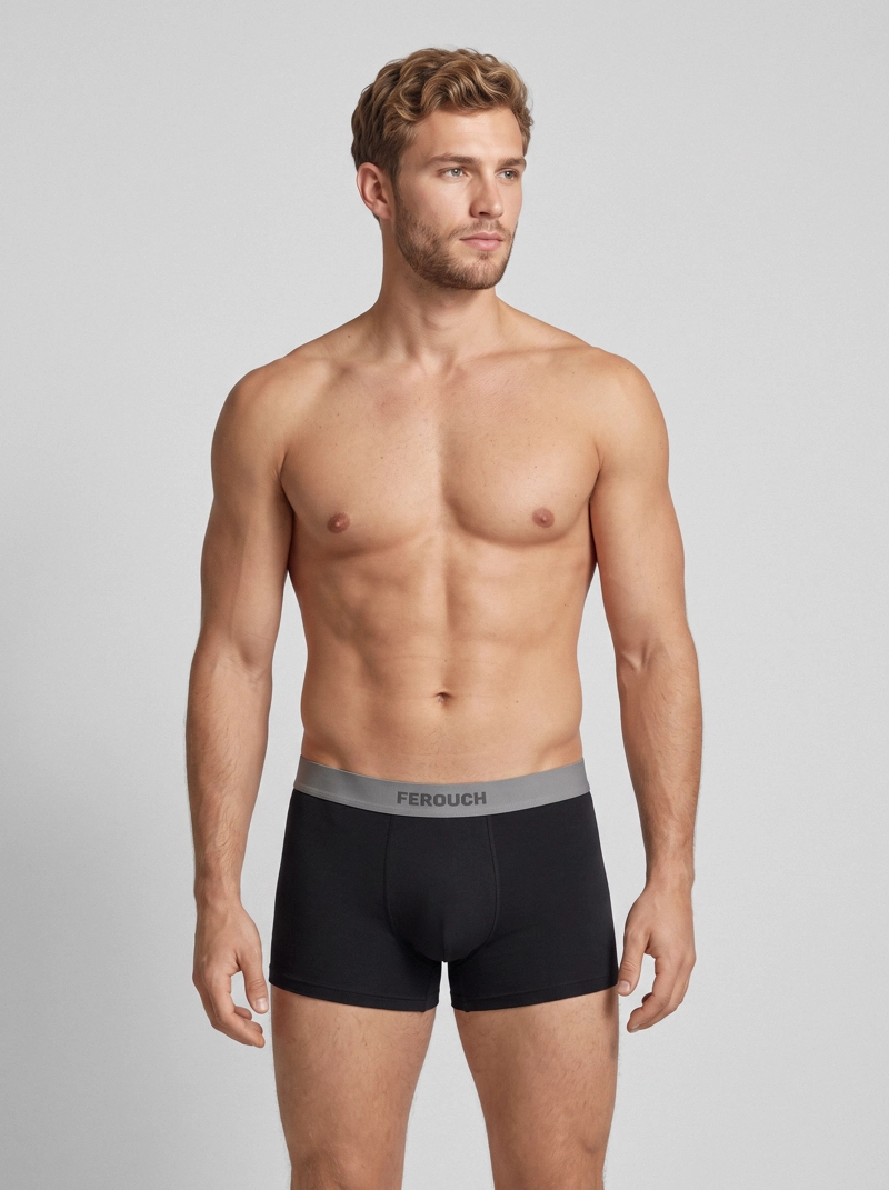 DUOPACK BOXER MODAL BLACK - 3