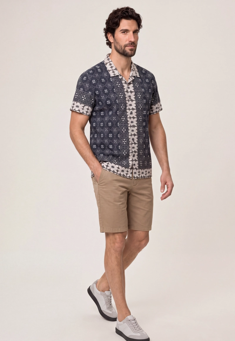 CAMISA CHEROKEE NAVY - 2