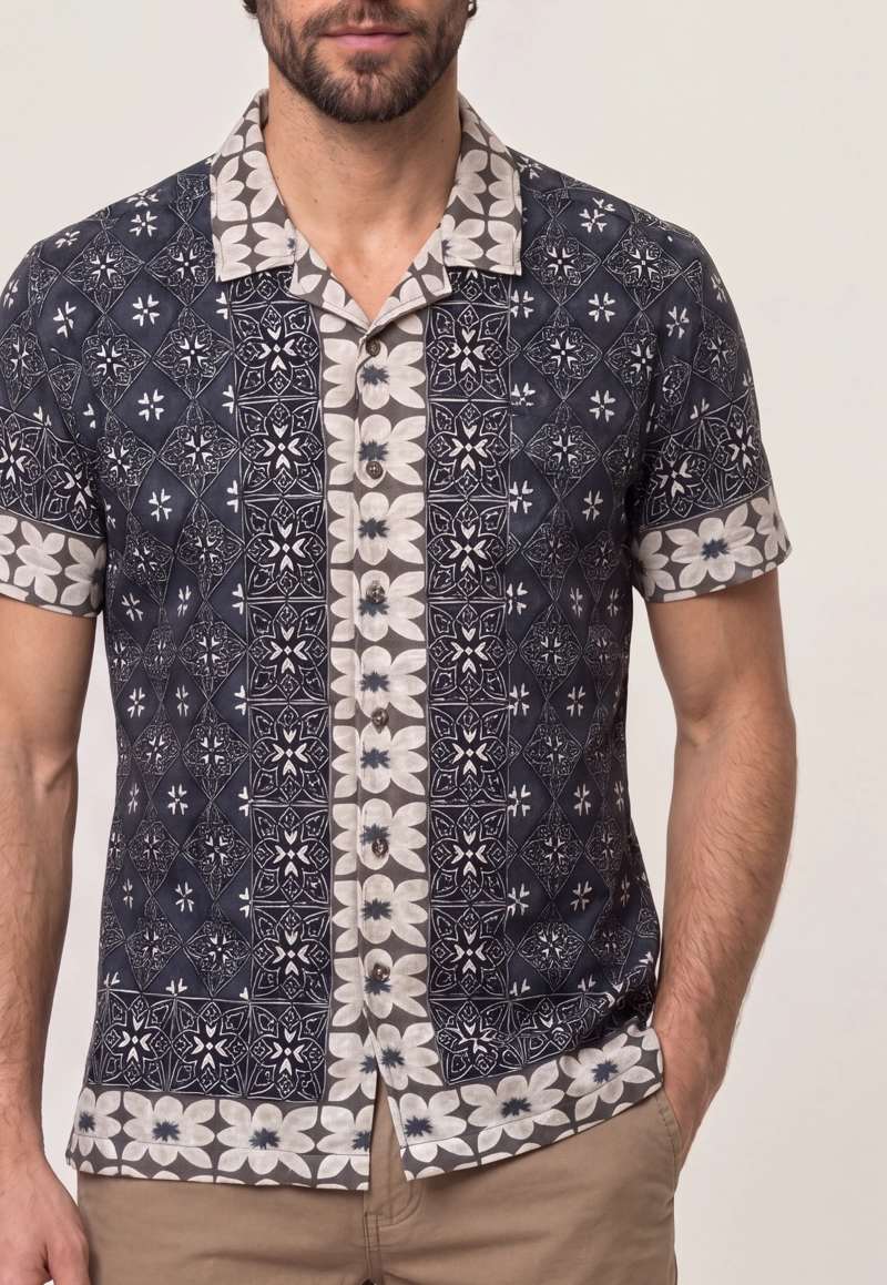 CAMISA CHEROKEE NAVY - 4