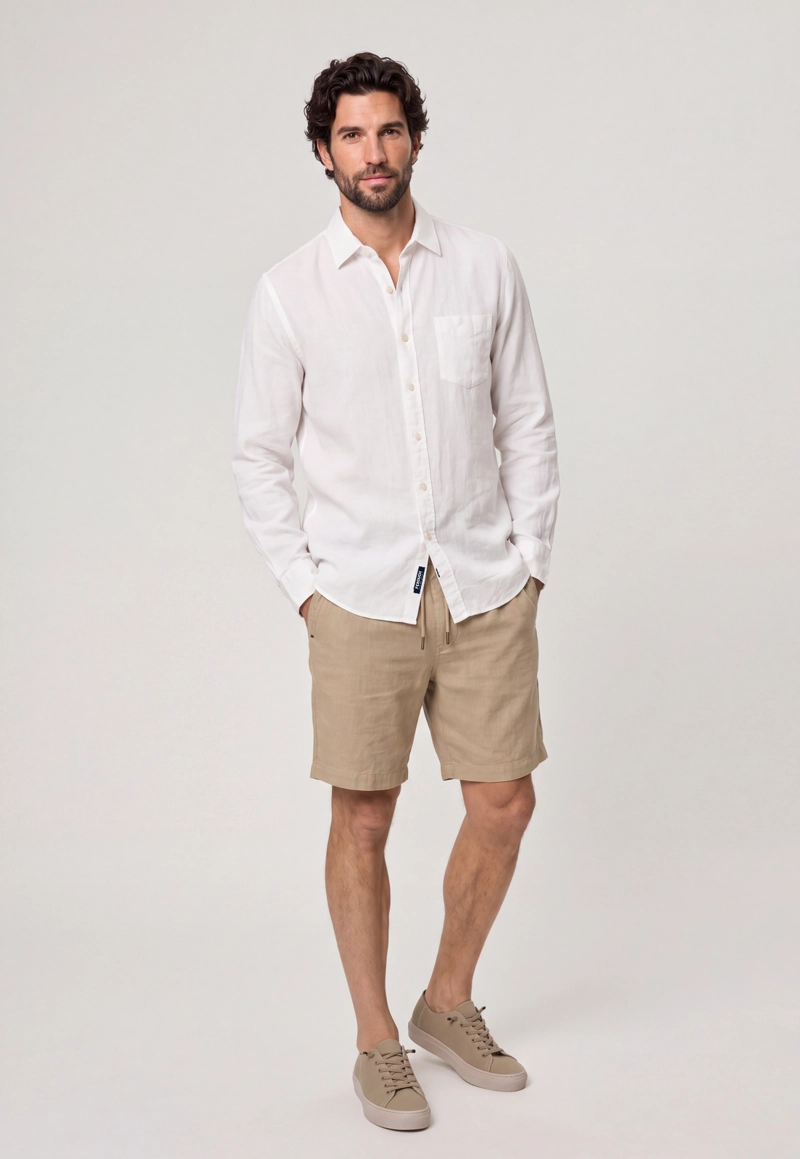 CAMISA LINO GREEN BAY OFF WHITE - 2