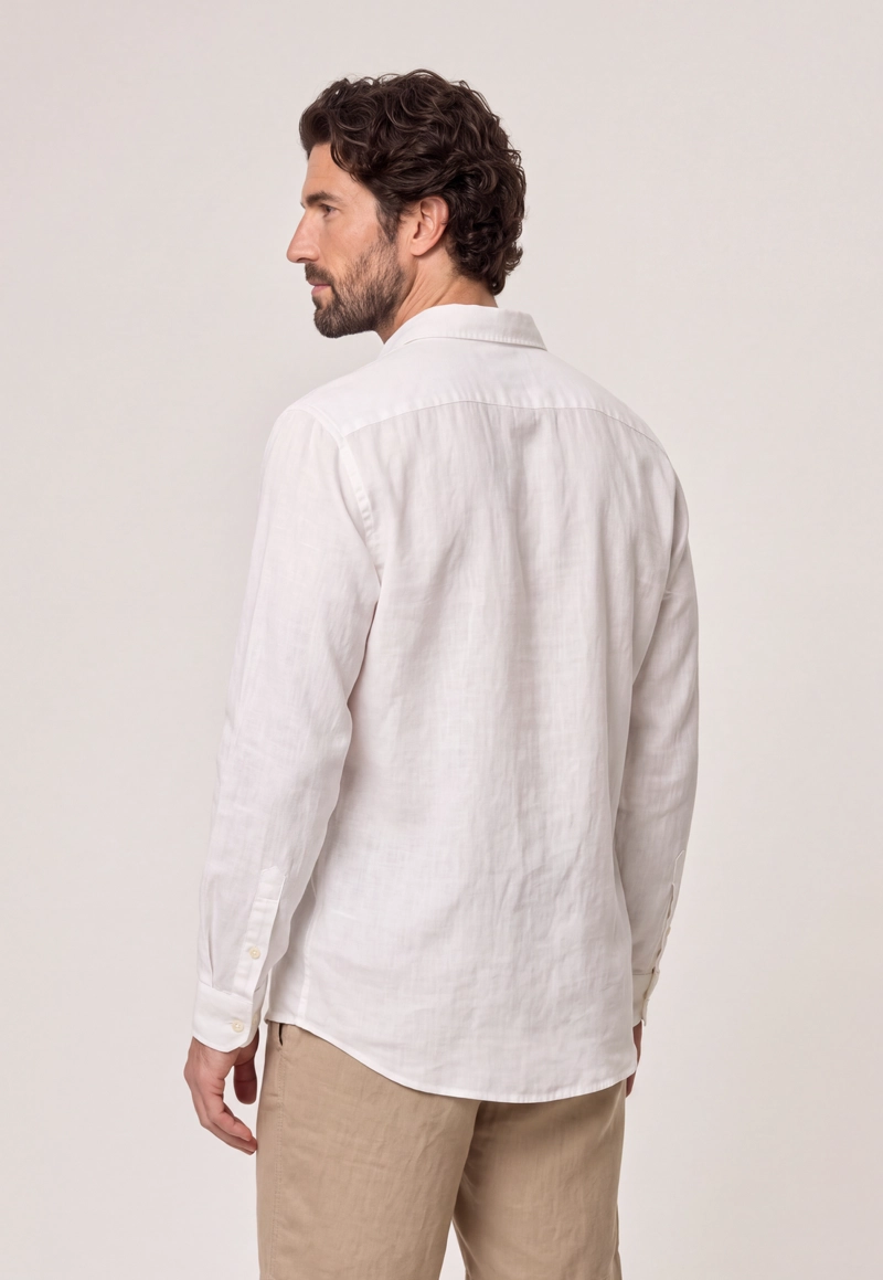 CAMISA LINO GREEN BAY OFF WHITE - 3