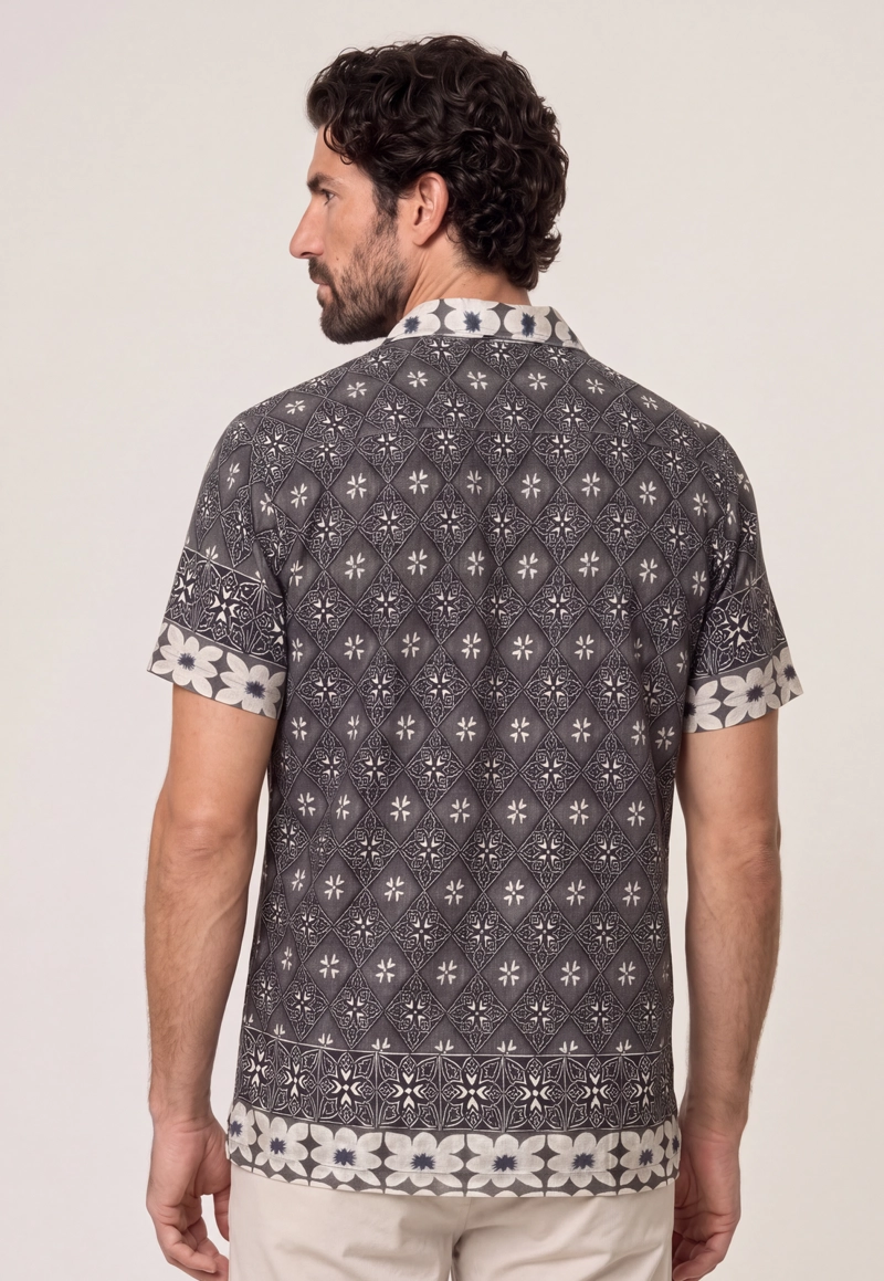 CAMISA CHEROKEE CHARCOAL - 3