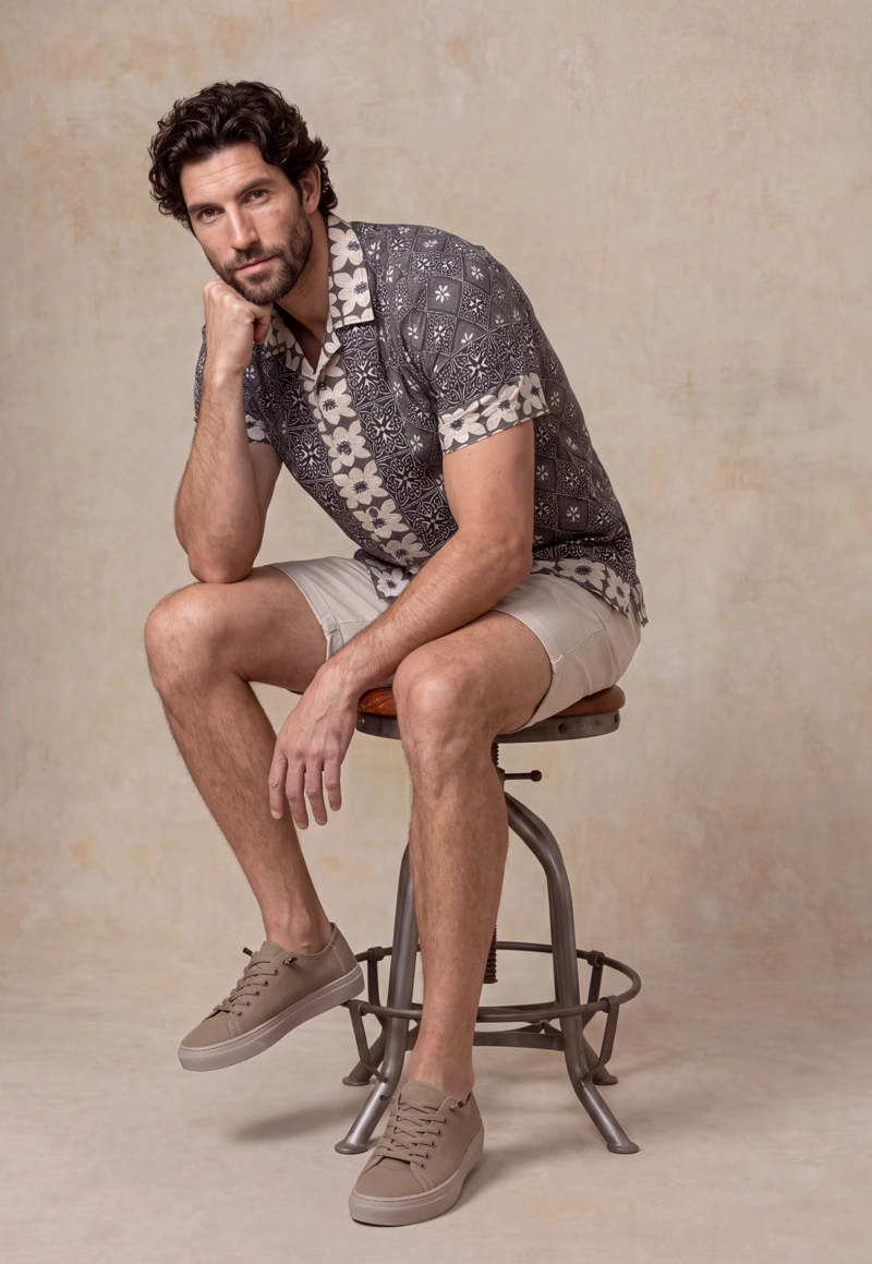 CAMISA CHEROKEE CHARCOAL - 5