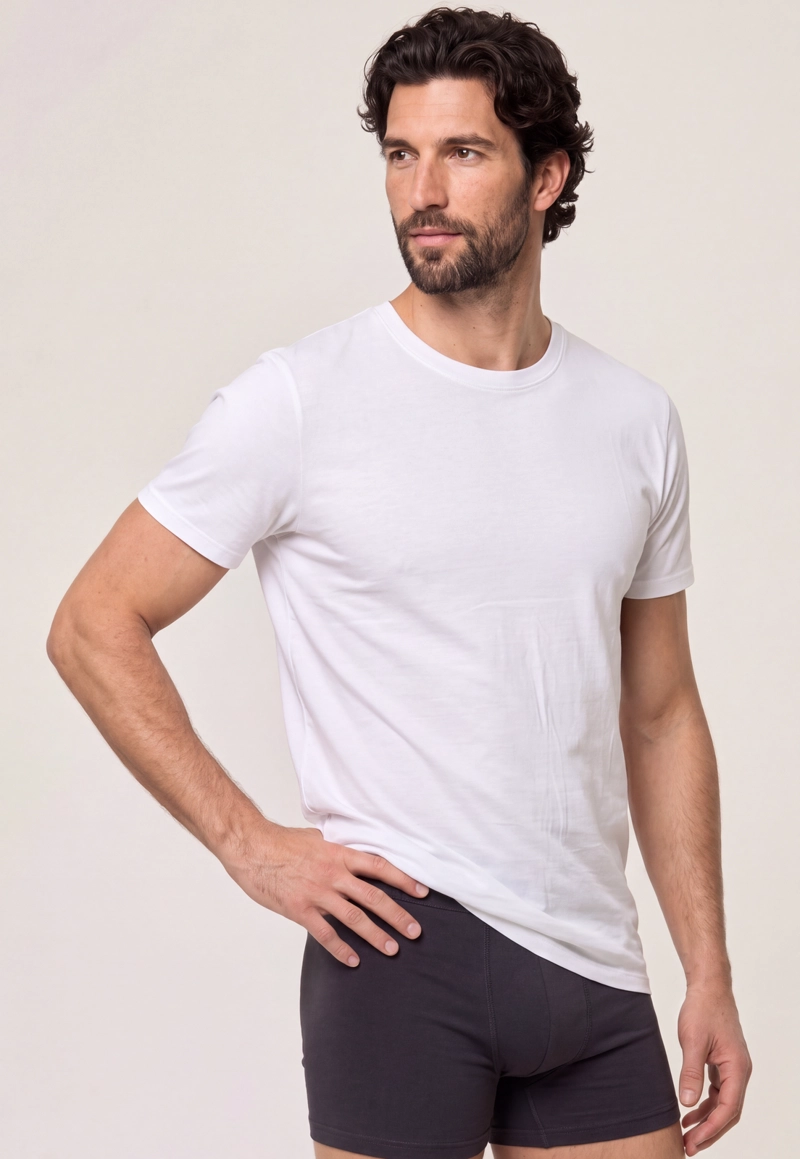 CAMISETA ALGODON WHITE - 2