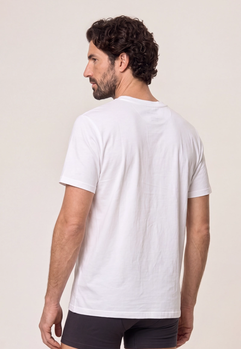 CAMISETA ALGODON WHITE - 3