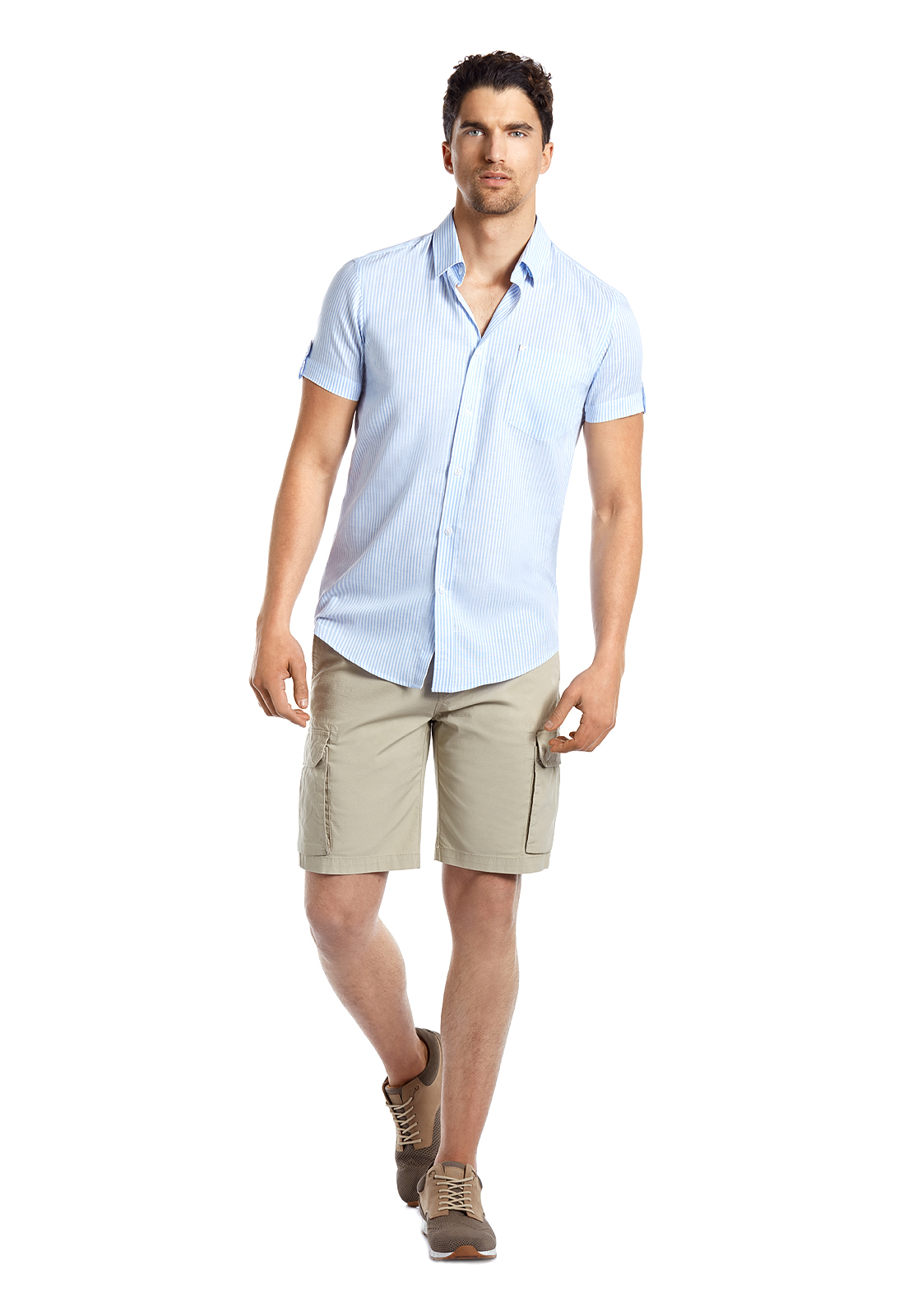 CAMISA MANGA CORTA CAMBRIGE SKY - 2