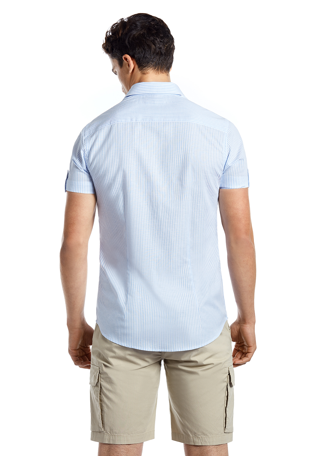 CAMISA MANGA CORTA CAMBRIGE SKY - 3