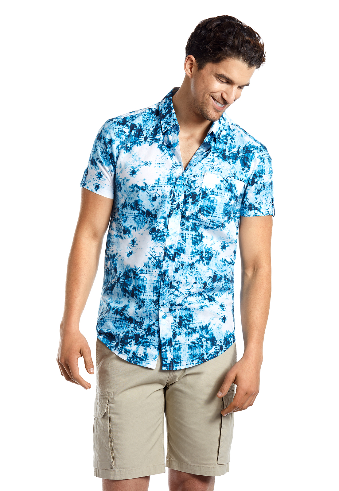 CCAMISA MANGA CORTA CRETEIL TURQUOISE - 1