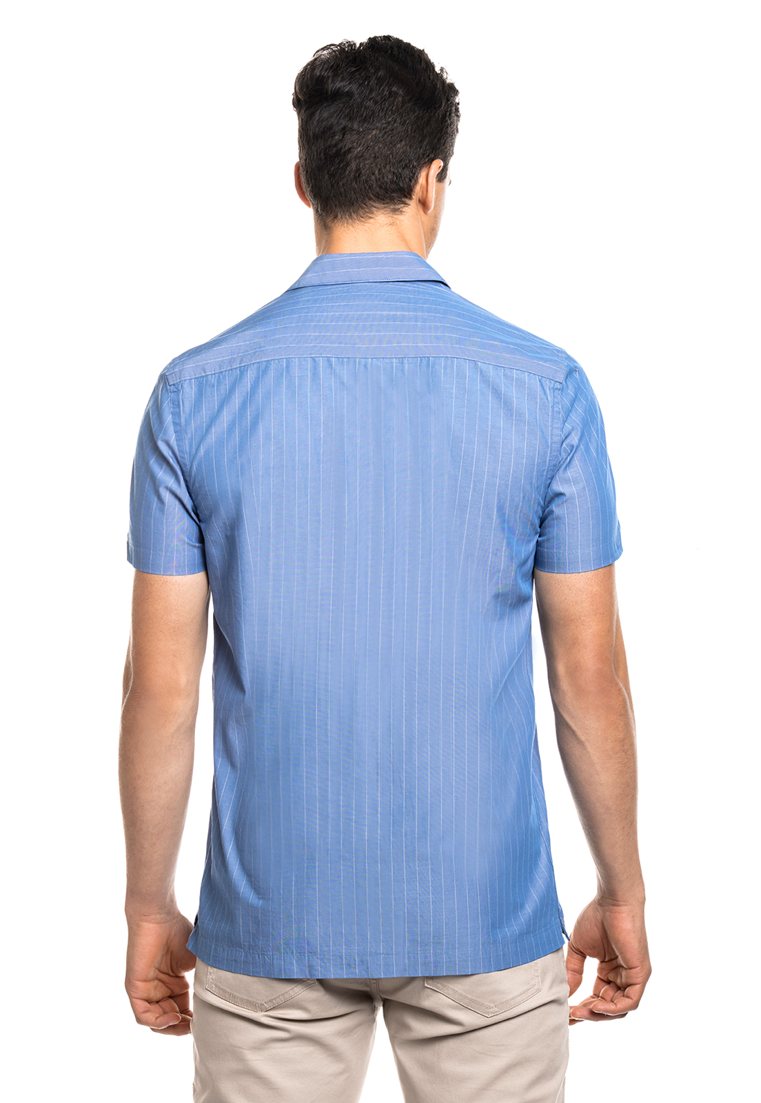 CAMISA MANGA CORTA MAVERICH NAVY - 3