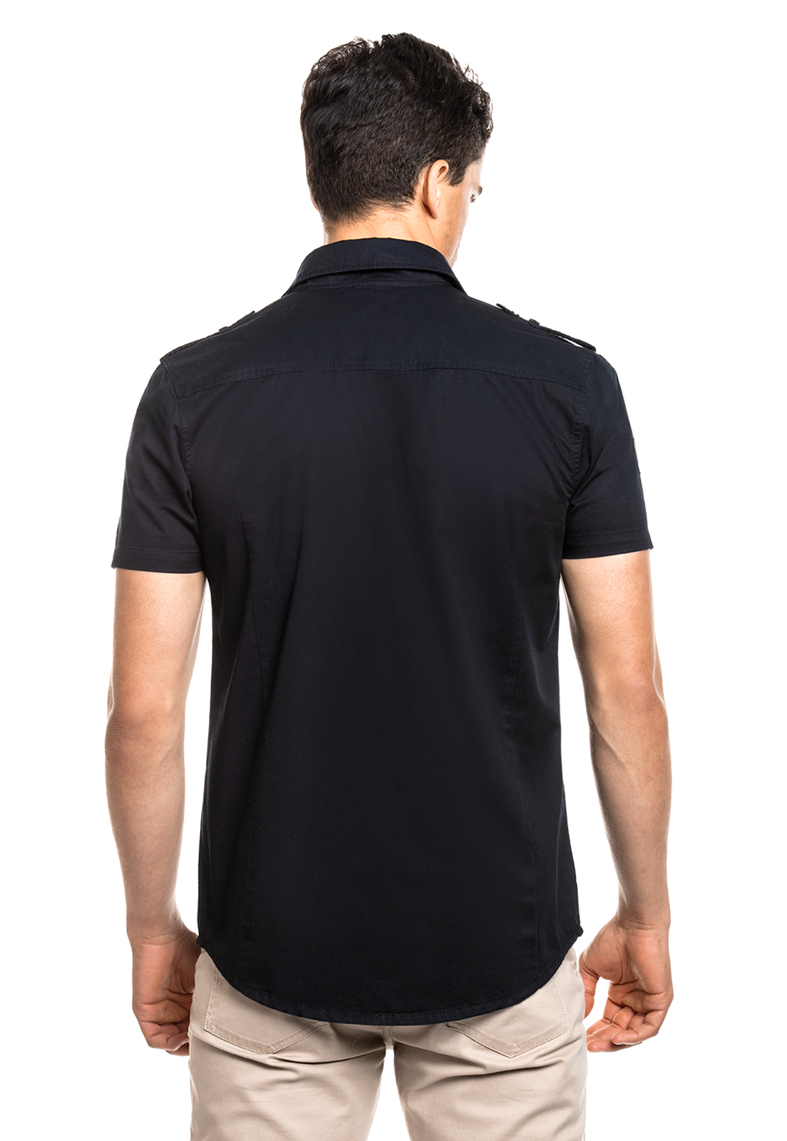 CAMISA MANGA CORTA RACING JEREM BLACK - 3
