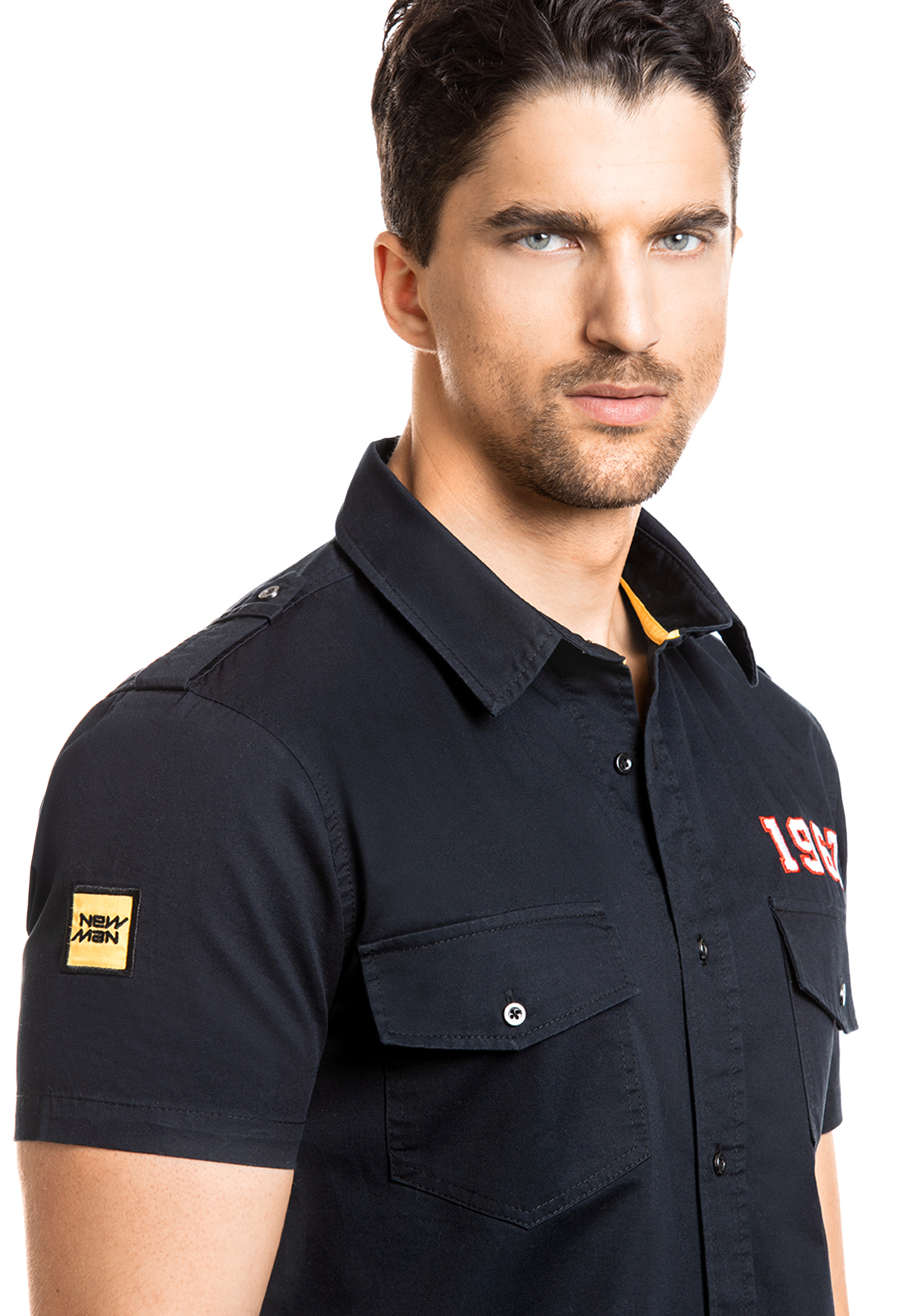 CAMISA MANGA CORTA RACING JEREM BLACK - 4