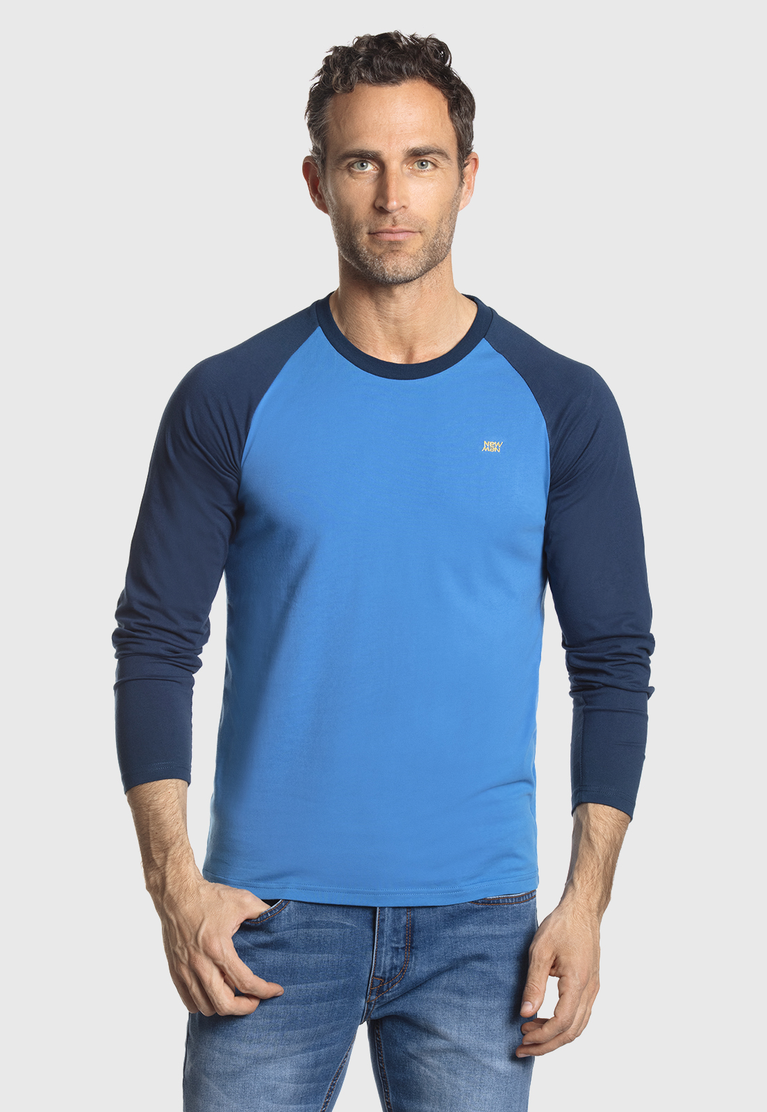 POLERA ML KAYDEN BLUE - 1