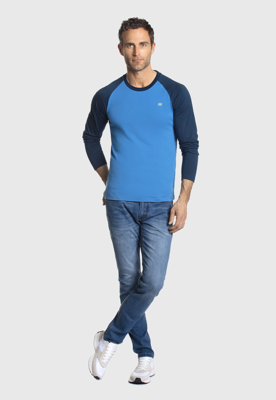POLERA ML KAYDEN BLUE - 2