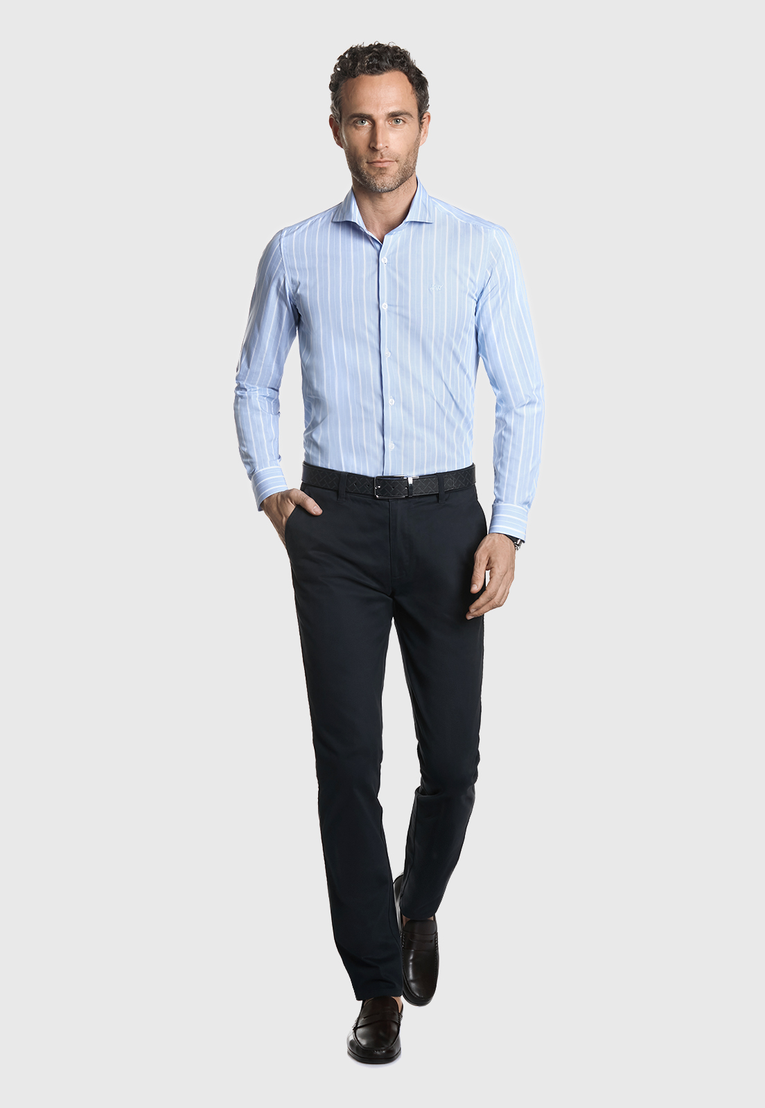 CAMISA BADAJOZ LT. BLUE - 2