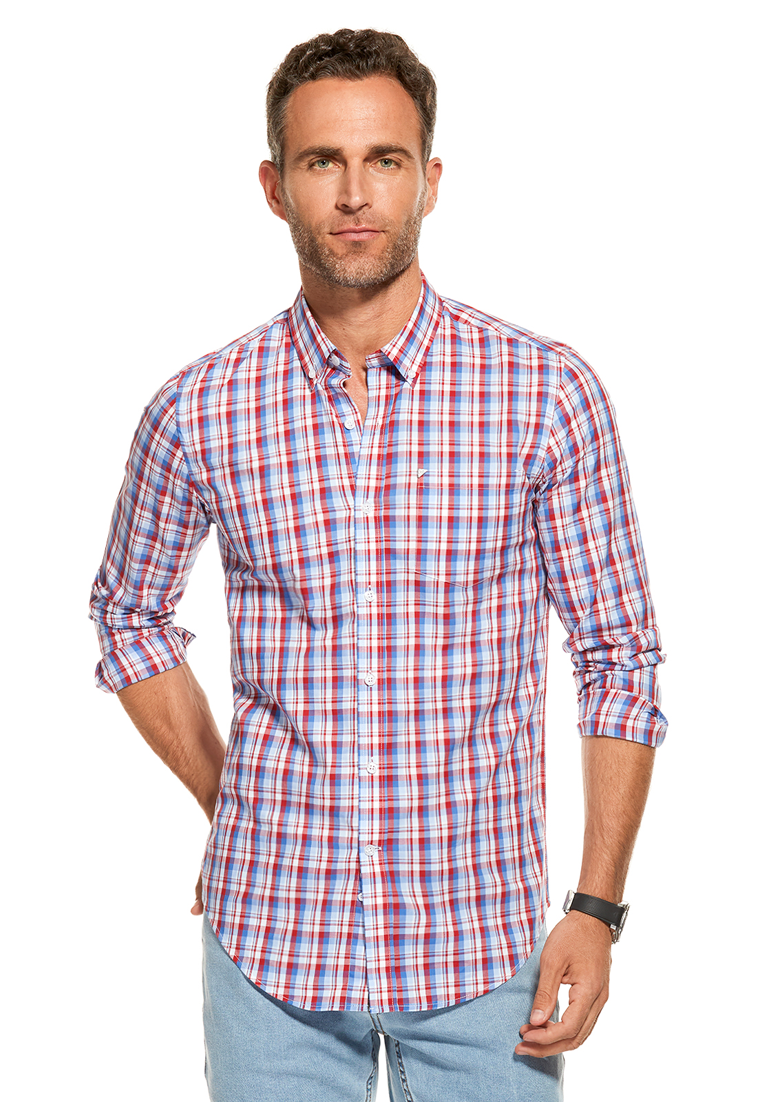 CAMISA BROOK RED - 1