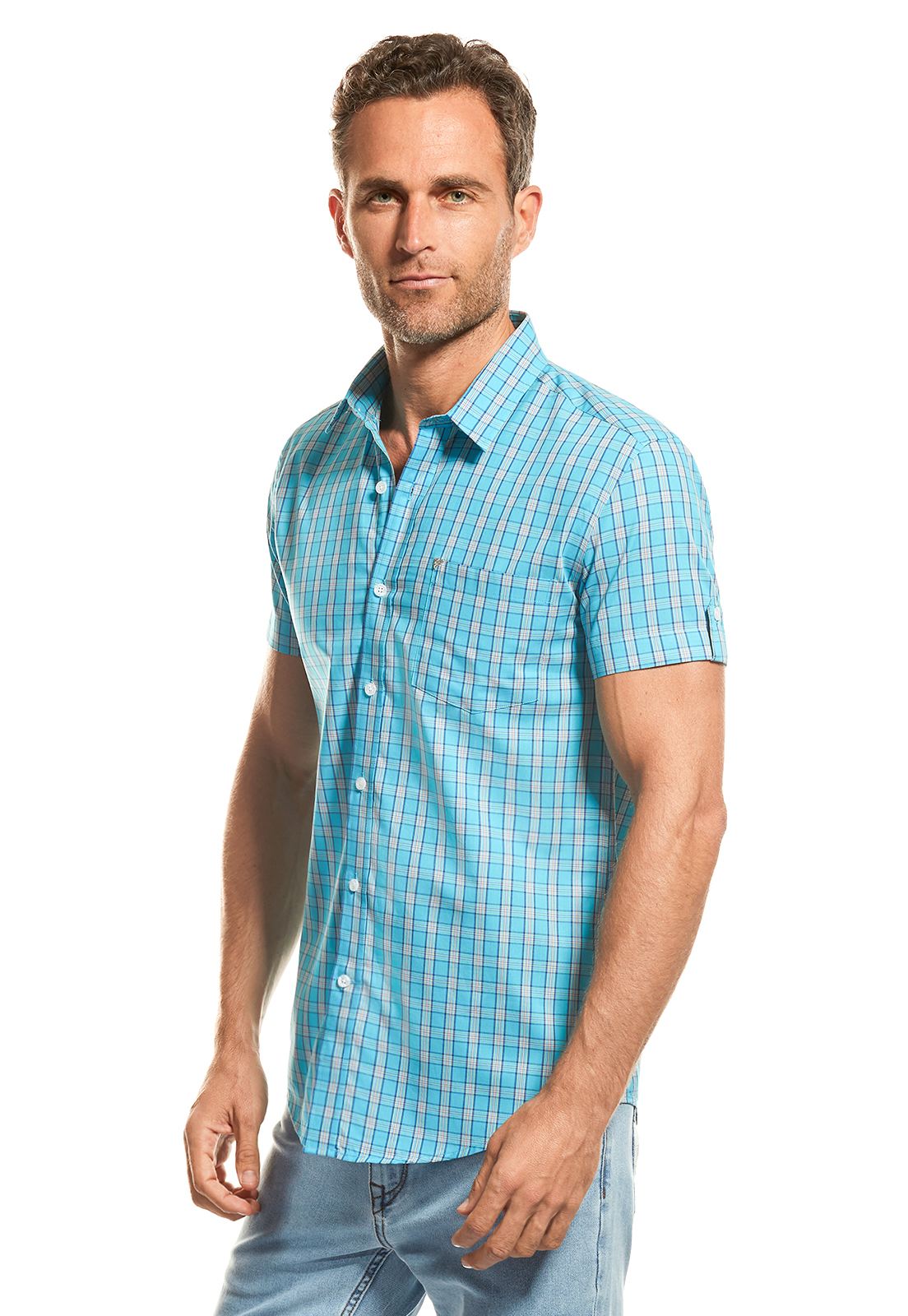 CAMISA ALLISON TURQUOISE - 1