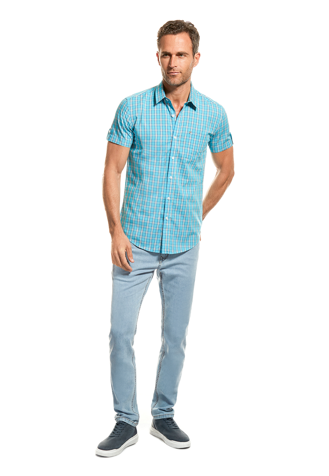 CAMISA ALLISON TURQUOISE - 2