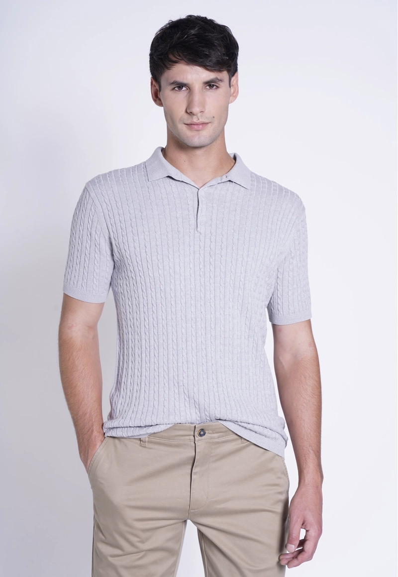 POLERA MIX LT GREY MELA - 1