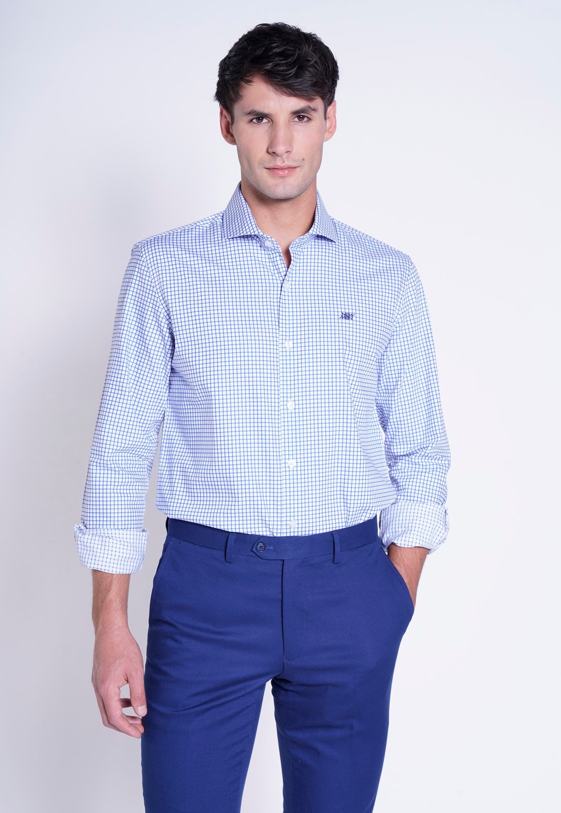 CAMISA ADEVA NAVY - 1